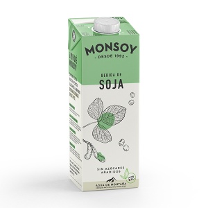 Bautura soia (fara zahar) BIO Monsoy - 1 litru