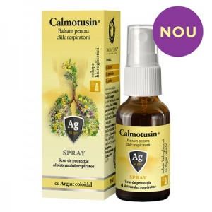 Calmotusin cu argint coloidal - spray (fara alcool) Dacia Plant - 20 ml