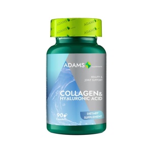 Collagen si Acid Hialuronic Adams Supplements - 90 capsule