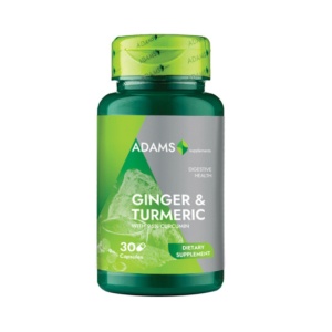 Ghimbir&Turmeric Adams Supplements - 30 capsule