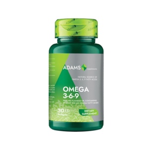 Omega 3-6-9 Adams Supplements - 30 capsule