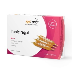 Tonic regal (10 fiole * 12 g) Apiland - 120 g - Img 1