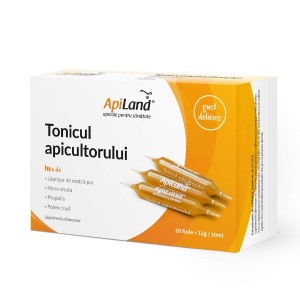 Tonicul apicultorului (10 fiole * 12 g) Apiland - 120 g - Img 2