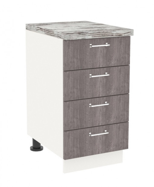 Кухненски модул Rex Д450 бял+берлин 3167