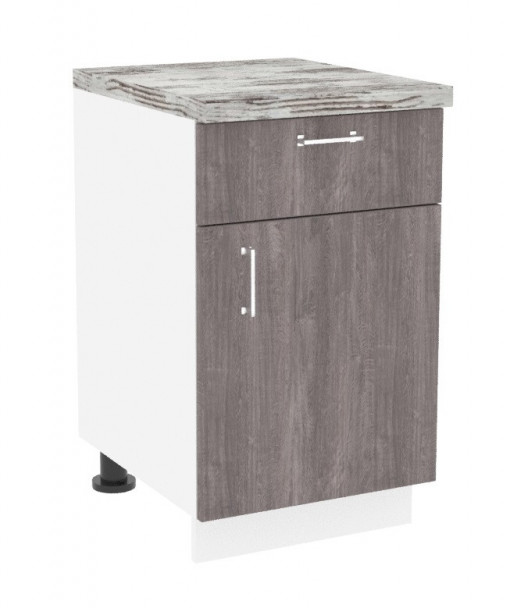 Кухненски модул Rex Д 500 бял+берлин 3167