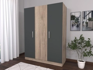 Гардероб Лука | цвят Малта Фрезе / Антрацит - Img 4