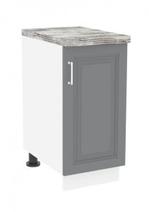 Кухненски модул SANY Д 400 бял/сив 3167