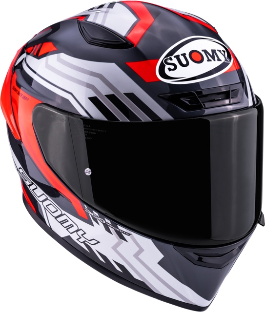 SUOMY TRACK-1 FRAMEWORK WHITE RED ECE 22.06