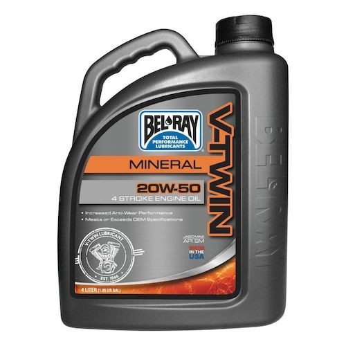 Ulei BEL RAY V-Twin Mineral 20W50 4L