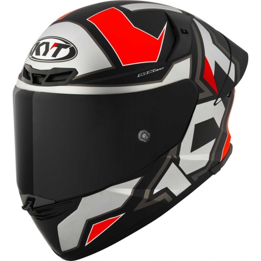 Casca integrala KYT TT-REVO ELECTRON MATT GREY-RED