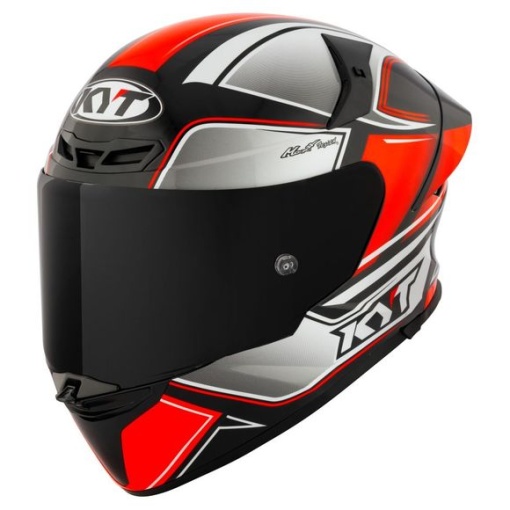Casca integrala KYT TT-REVO TOURIST RED FLUO