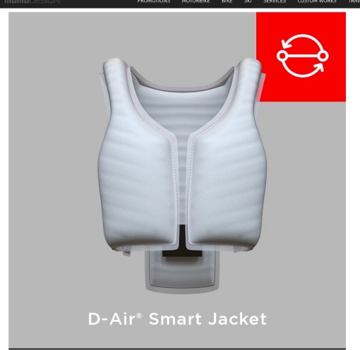Service inlocuire airbag Smart Jacket D-AIR