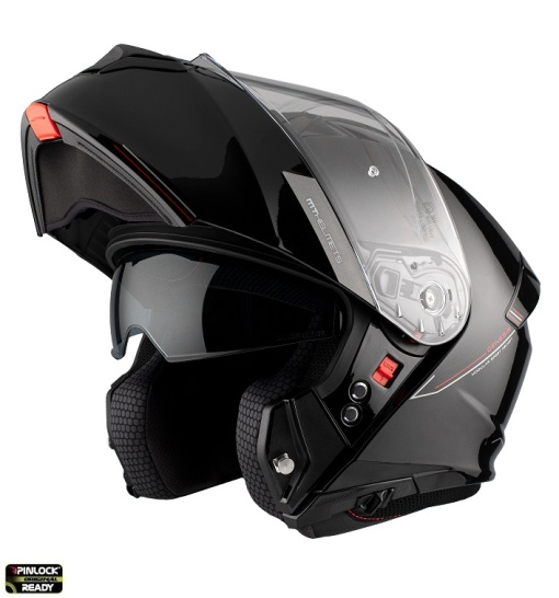 Casca moto flip-up MT Genesis SV A1 negru mat