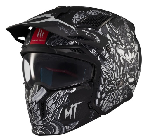 Casca MT STREETFIGHTER SV B2 HELLISH Negru Mat