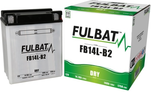 Baterie conventionala FULBAT FB14L-B2 (YB14L-B2) include electrolit