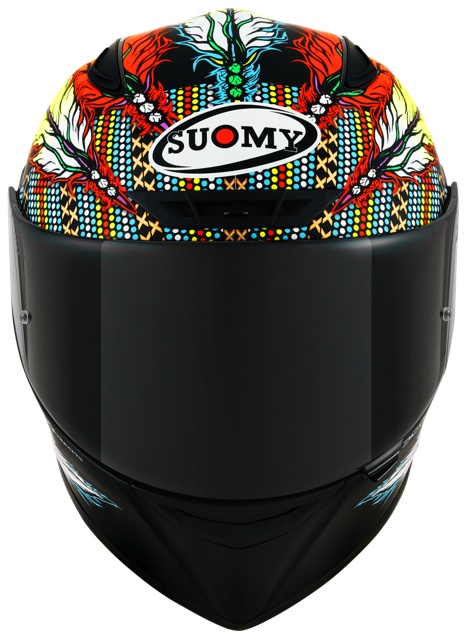 Casca integrala SUOMY TRACK-1 CHIEFTAIN MATT BLACK ECE 22.06
