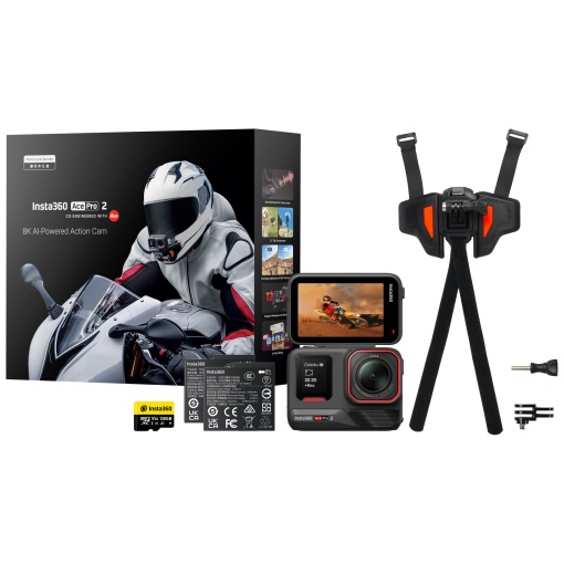 Camera actiune Insta360 Ace Pro 2 8K Motorcycle Bundle