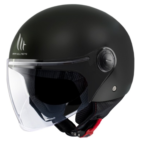 Casca open face MT Street negru mat –ECE 22.06