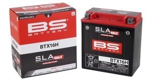 Baterie activata din fabrica BS-BATTERY BTX16H (FA) SLA MAX - Img 2