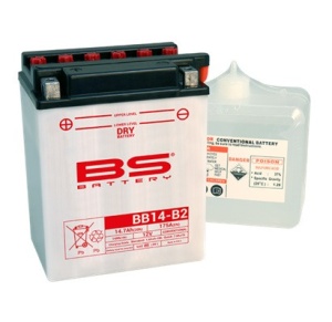 Baterie conventionala BS-BATTERY BB14-B2 (YB14-B2) include electrolit - Img 1