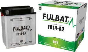Baterie conventionala FULBAT FB14-A2 (YB14-A2) include electrolit - Img 2