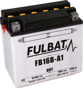 Baterie conventionala FULBAT FB16B-A1 (YB16B-A1) include electrolit