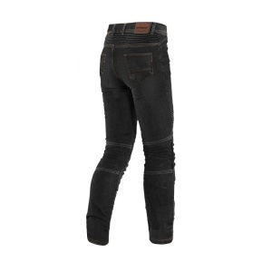 Blugi (jeans) moto barbati Seventy model SD-PJ6 tip Slim fit culoare: negru (cu insertii Aramid Kevlar) - Img 3