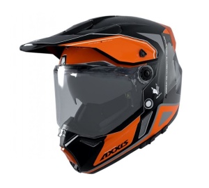 Casca adventure/touring/off road Axxis model Wolf DS Roadrunner B4 portocaliu fluor mat – tip viziera: MT-V-20