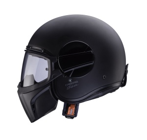 Casca Caberg model Ghost X 17 negru mat - fibra de sticla - omologare noua ECE 22.06 - Img 3