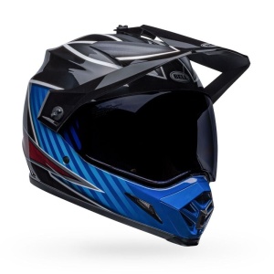 Casca integrala BELL MX-9 ADVENTURE MIPS DALTON Negru Albastru - Img 3