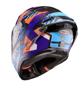 Casca integrala Caberg model Drift Evo II SV Nobo R5 negru/rosu/albastru/mov mat Pinlock ready - lentila Pinlock inclusa - Img 2