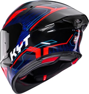 Casca integrala KYT TT-REVO SPEEDING MATT GRL BLK/RED/BLUE ECE 22.06 - Img 7