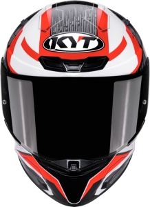Casca integrala KYT TT-REVO SPEEDING WHT/RED ECE 22.06 - Img 2