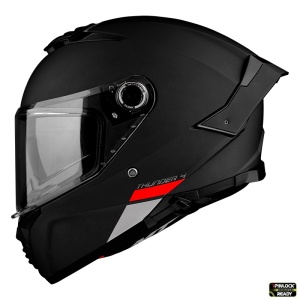 Casca integrala MT Thunder 4 SV A1 negru mat (ochelari soare integrati) - tip viziera MT-V-28B