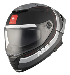 Casca integrala MT Thunder 4 SV R25 B2 negru/gri mat (ochelari soare integrati) - Img 4