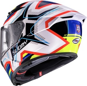 Casca integrala SUOMY STELLAR 2 BLACKSTAR WHT/BLUE ECE 22.06 - Img 7