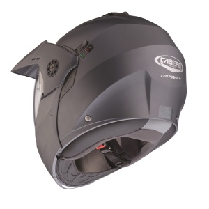 Casca modulabila (flip-up)/adventure Caberg model Tourmax X SV gun metal (titanium) mat Pinlock ready - lentila Pinlock inclusa - Img 6
