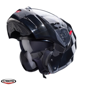 Casca modulabila (flip-up) Caberg model Duke X SV Smart black (negru lucios) Pinlock ready - lentila Pinlock NU este inclusa - Img 3