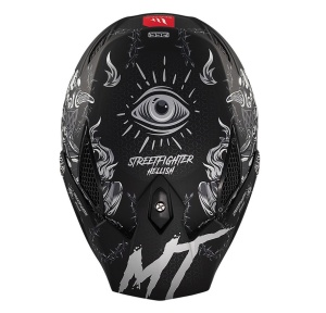 Casca MT STREETFIGHTER SV B2 HELLISH Negru Mat - Img 8