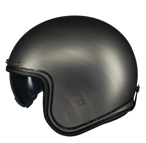 Casca open face motociclete MT Le Mans 2 S SV Scratched Chrome A2 gri mat (ochelari soare integrati) - omologare noua ECE 22.06 - Img 2
