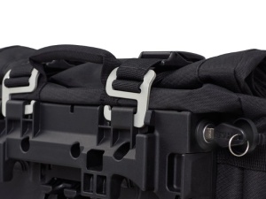 Complete set of SHAD TERRA TR40 adventure saddlebags and SHAD TERRA BLACK aluminium 48L topcase, including mounting kit SHAD HONDA X-ADV 750 - Img 3