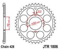 Foaie spate JT JTR 1806-56 56T, 428 - Img 2