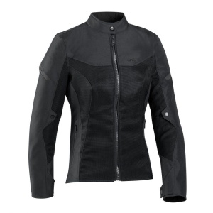 Geaca (jacheta) motociclete femei Racing/Roadster Ixon vara model Fresh LS culoare: negru