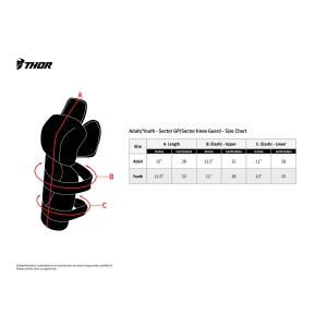 Genunchiere de protectie pentru copii Thor thor sector knee guards - Img 2