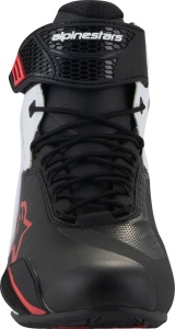 Ghete moto ALPINESTARS FASTER 4 Negru-Alb-Rosu - Img 4