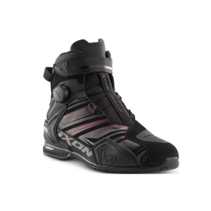 Ghete moto Roadster barbati All Season Ixon model Bull 2 WP ULTRA MS culoare: negru/antracit/rosu (100% waterproof) - Img 2