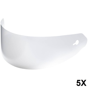 Kit 5 tear-off (kit 5 folii transparente) casca integrala Caberg model Drift - Drift Evo - Img 2