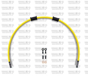 Kit conducta ambreiaj Venhill POWERHOSEPLUS DUC-9004CB-YE (1 conducta in kit) Yellow hoses, black fittings