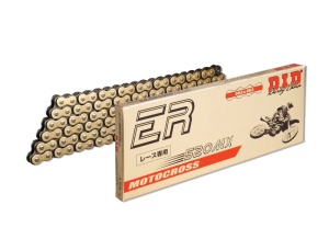 Kit de lant D.I.D Chain - Auriu chain 520 MX, Non-sealed, CHK front sprocket JT, CHK rear sprocket JT pentru GAS GAS EC 500 F 2024 - Img 1
