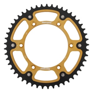 Kit de lant EK - Argintiu chain 520 MRD, Non-sealed, CHK front sprocket SUPERSPROX, CHK rear sprocket SUPERSPROX STEALTH pentru YAMAHA TT-R 230 2005-2025 - Img 4